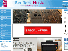 Tablet Screenshot of benfleetmusic.co.uk
